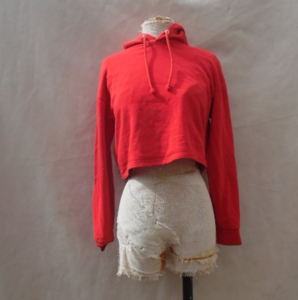 Xs h&m red cropped sweater
